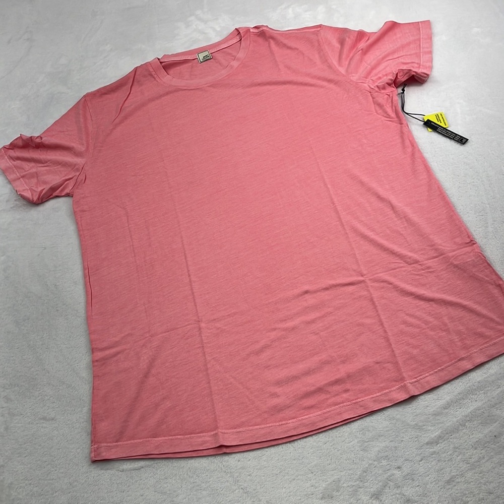 NEW Swet Tailor XL Men's Softest V Neck Pink Guava Supima Cotton Blend
